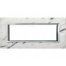 BTICINO - HA4806RMC Рамка 6М carrara marble мрамор правоъгълна Axolute