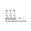 PAULMANN - 95459 URail rail spot Barelli basic set ✴GU10 max. 3x10W ◼ dimmable ~230V ✴chrome matt/chrome