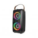 V-TAC - 2x10W Rechargeable Speaker USB & TF Card Slot RGB 2x3 inch Woofer SKU: 6664 