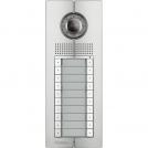 BTICINO - 322031 20 call pushbuttons Zamak entrance panel with colour camera. Flush-mounting installation (flush-mounting box supplied)