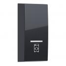ACA LIGHTING - MODYS BUTTON WITH INDICATOR & SYMBOL WASHING MACHINE 1M. MATT BLACK 10101333515