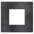 BTICINO - cover plate 2 modules Dark Grey Light Now YA4802DS