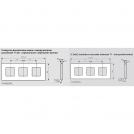BTICINO - cover plate 2+2+2 modules White Mica Light Now YA4802M3WM (3)