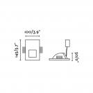 FARO - PLAS-3 LED White recessed lamp Ref.63283 (2)