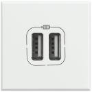 BTICINO - HD4285C2 2x USB white