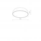 NOWODVORSKI - Плафон 8016 SATELLITE M BLACK • E27 7x25W only LED • IP20 (4)