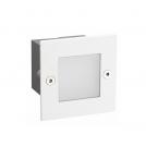 ACA LIGHTING - LED луна за вграждане в стена, квадрат 7х7cm, бяла 230V AC 2W 6000K 100lm IP54 PAS260WS