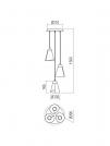 SMARTER - pendant luminaire INDUA 01-2194 E27, 3x42W (1)