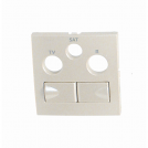 EFAPEL - Face plate for R - TV - SAT multimedia outlets PEARL 90773 TPE LOGUS 90