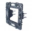 LEGRAND - 0 802 61 Support Mosaic - with site protection - for 2 modules with clips or claws
