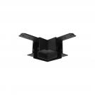 NOVA LUCE - Хоризонтален конектор за вграждане  9550030  Ultra Slim Magnetic B-Horizontal 90deg connector-59x59-L5.9 ✴ Черен
