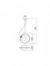 SMARTER - pendant luminaire KLEIDI 01-2319 E14, 28W (1)