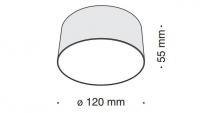 MAYTONI - Плафон ZON C032CL-L12B4K LED 12W, 1300LM, 4000K (1)