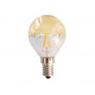 ACA LIGHTING - LED крушка обратен рефлектор злато FILAMENT димираща E14 4W 2700K 390lm RETRO4WWDIMGN