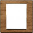 VIMAR - 21668.31 - Plate 8(4+4)M wood Italian walnut