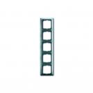 ABB - 2CKA001725A1525 Рамка петорна ABB Basic55 Синя