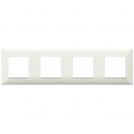 VIMAR - 14669.02 - Plate 8M (2+2+2+2) 71mm ivory