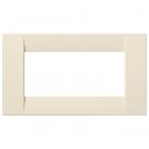 VIMAR - 16744.D.04 - Classica plate 4M Silk Idea white