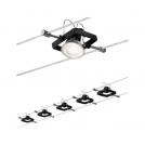 PAULMANN - 94290  Rope system Mac II basic set ✴GU5.3 max. 5x10W⚡ dimmable ~230/12V✴ black matt