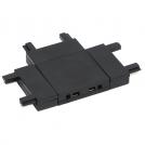 ULTRALUX - T-connector for SLIM surface mounting rail black LMST10TK