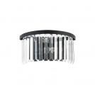 NOWODVORSKI - Аплик 7633 CRISTAL BLACK KINKIET • 2 х 60W  E14 • IP20