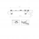 NOWODVORSKI - Шина за вграждане 7830 MONO SURFACE III WHITE • GU10 3X10W only LED • IP20 (1)