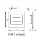 KANLUX - TERRA MINI LED CW (23103) 12V DC 6500K (3)