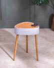 TNL - Riva smart table 40/40/59 with Bluetooth speaker and wireless phone charging TABLE