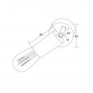 ACA LIGHTING - SPOT LUMINAIRES SUT1911PWH (1)