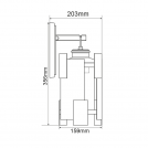 ACA LIGHTING - garden luminaire ARION1WBK (1)