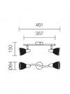 SMARTER - спот RUGIADA  04-404  E14, 2 x max. 12W (1)