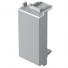 TEM - TM21ES Blank plate 1M, color Silver matt, Modul
