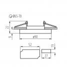 KANLUX - Ceiling-mounted spotlight fitting SOREN O-BL WW 20W GU10 20IP 24411 (7)