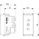 VIMAR - 14201 - 2P+E 10A P11 outlet white (1)