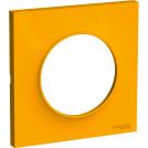 SCHNEIDER ELECTRIC - S520702G Odace Styl cover frame 1 gang amber