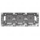 ACA LIGHTING - Рамка тройна за външен монтаж PRIME Бяла 1000118201