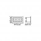 FARO - TROOP-3 Black recessed lamp Ref.43701 (1)