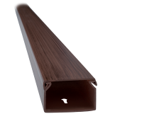 ELMARK - 2M 15x10 PLASTIC CABLE TRUNKING CT2 DARK WALNUT - 5621510DW