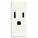VIMAR - SICURY 2P+T 15 A 127 V~ socket outlet, American standard, white 30242.B