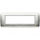 VIMAR - 20687.C23 - Eikon Chrome Round Рамка 7М италиански стандарт Satin chrome