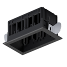 ELMARK - Console for 2 Grill COB Module Black 92MOD2GR/BL