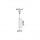 FARO - LISE LED Black pendant lamp Ref.29887 (2)