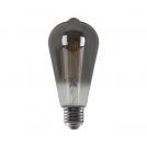 ACA LIGHTING - LED FILAMENT E27 ST64 8W SMOKE 1800K 230V AC 400LM RA80 30000H 360° CONDI8WWSM