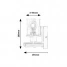 RABALUX - WALL LIGHTS 71080 NIYLAH E27 1X MAX 25W (3)