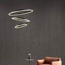 NOVA LUCE - Dimmable pendant lamp  Ø80, Н:300 cm.   9530231  ADRIA ⚡ LED 97W ⚡ 9453 Lm ⚡ 3000К ⚡ 220-240V ⚡ CRI>80 ⚡ IP20 ✴  Black