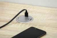GTV Lighting - Desk recessed power socket CHARGER MINI Ø 60 AE-BPW1S1UCH-53 (3)