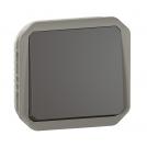LEGRAND - Влагозащитен Бутон Plexo New антрацит 69810L