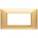 VIMAR - 14654.25 - Plate 4M techn. matt gold