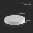 V-TAC - 24W LED Панел Външен Монтаж Кръг 4000K SKU: 7880 (4)