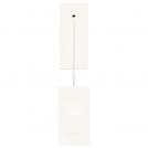 VIMAR - 1P 10AX Button with cord  white, lightable - 30054.B